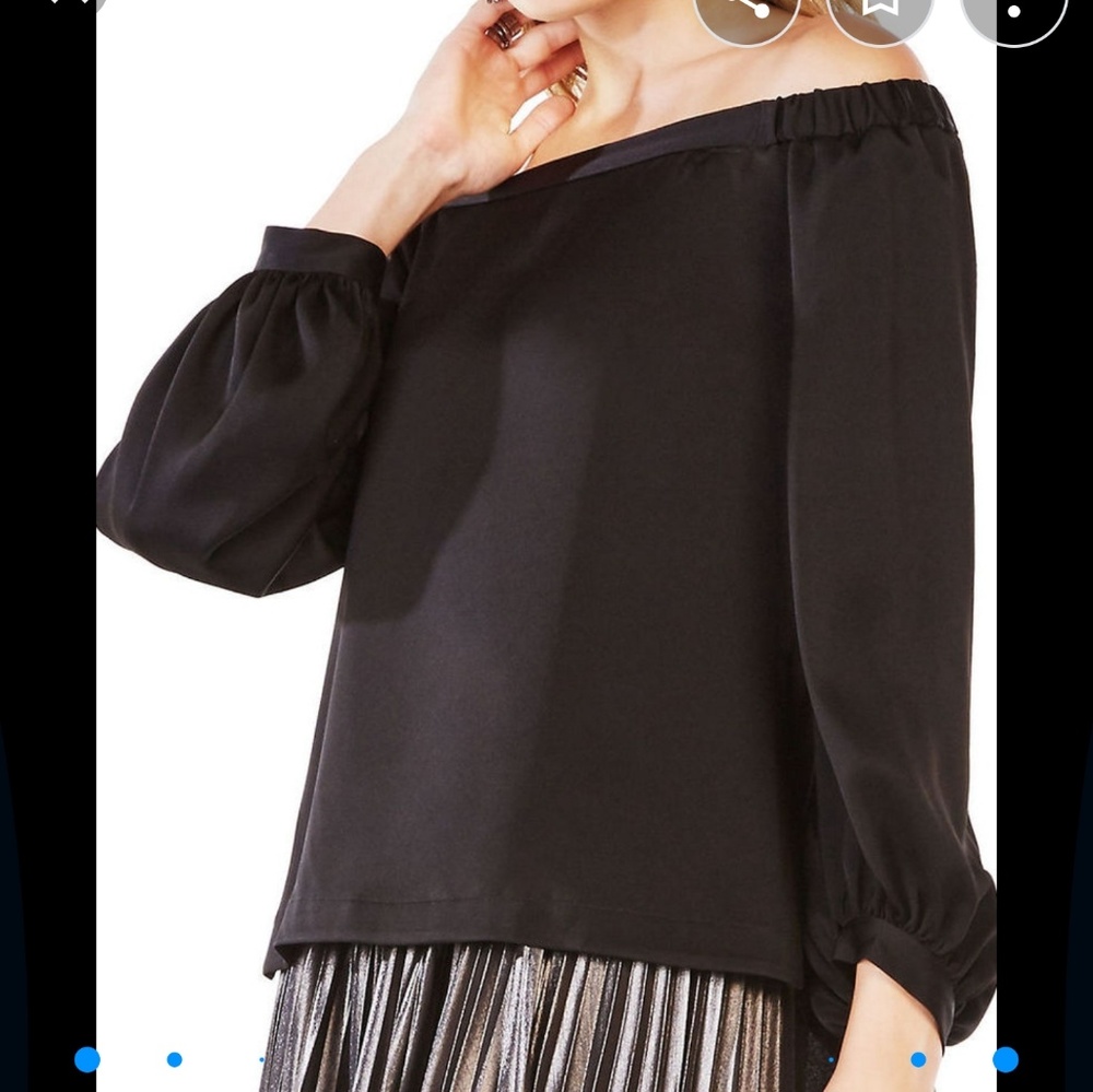 NWOT BCBGMAXAZRIA Marisol Off-The-Shoulder Top